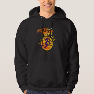 Trick or Treat Petty Witch Costume Full Moon Bats Hoodie