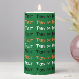 Trick Or Treat Pillar Candle