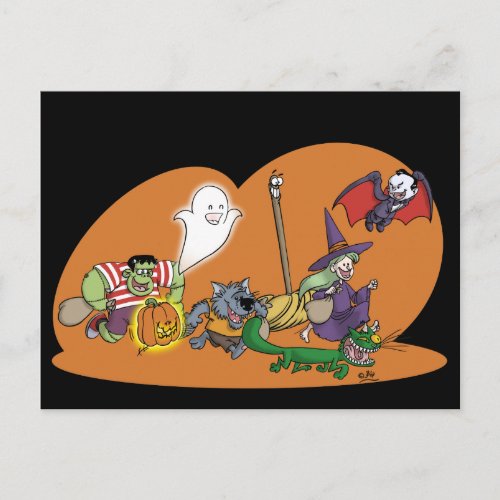 Trick or Treat postcard