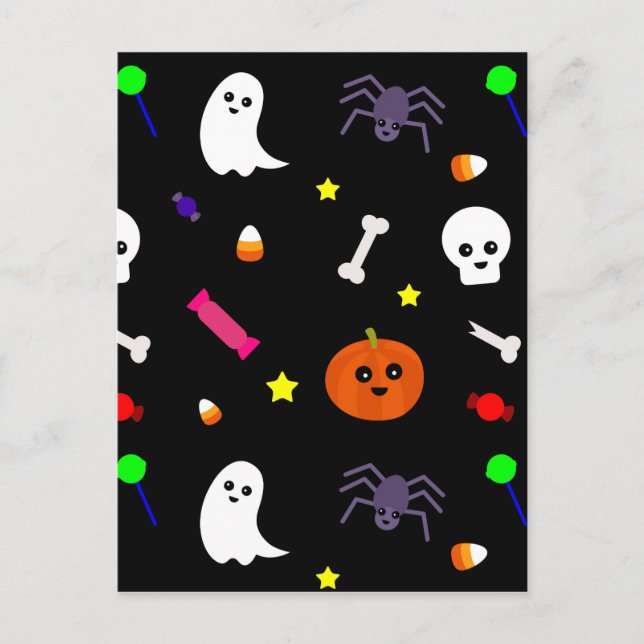 trick or treat postcard (Front)