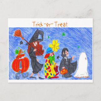 Trick -or- Treat Postcard