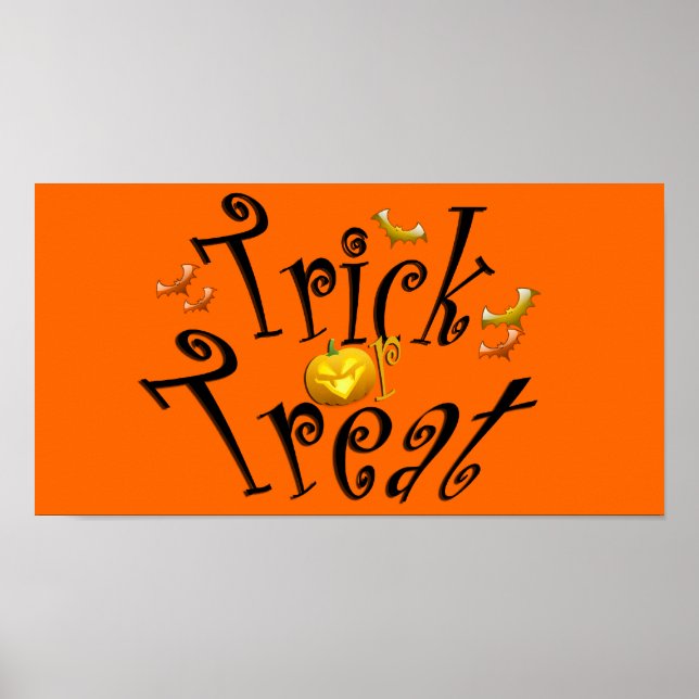 Trick or Treat Poster (Front)