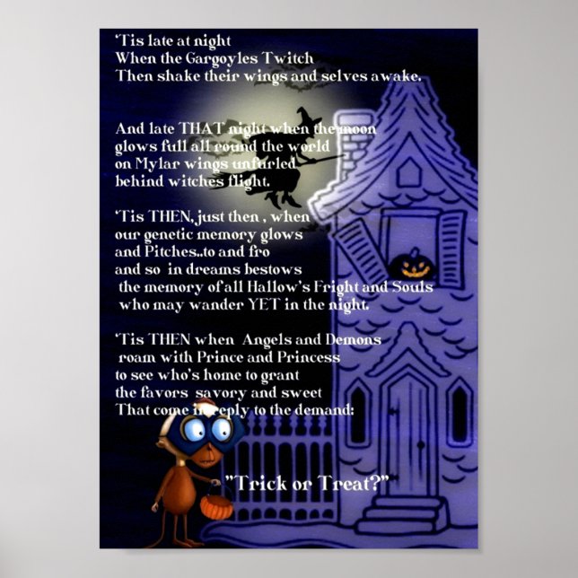 Trick Or Treat Poster (Front)