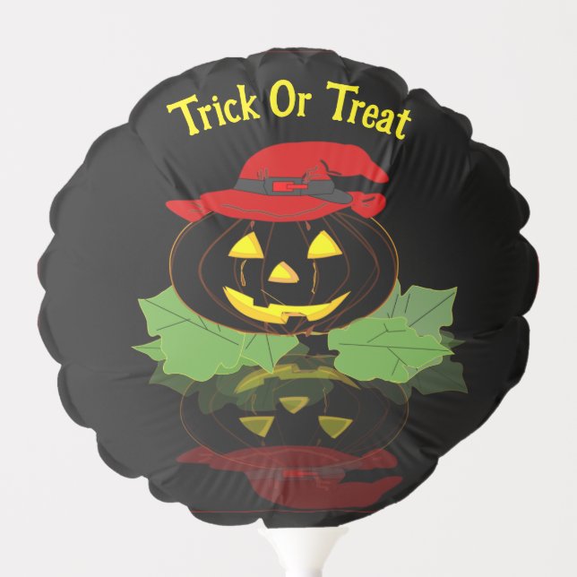 Trick Or Treat Pumpkin Balloon (Front)