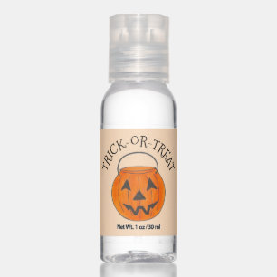 Trick or Treat Pumpkin Jack o' Lantern Halloween Hand Sanitizer