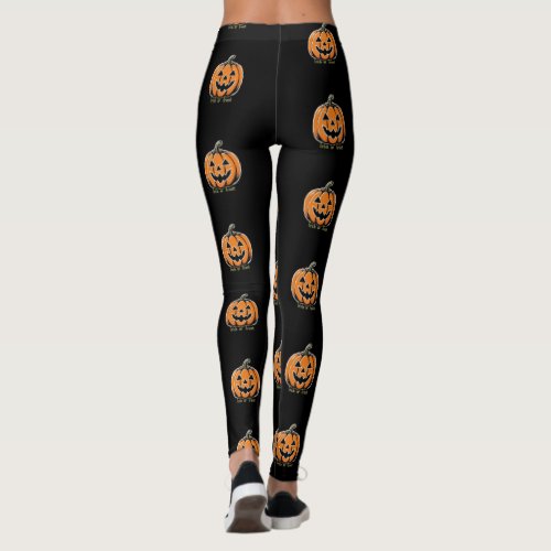 Trick or Treat_ Pumpkin Leggings