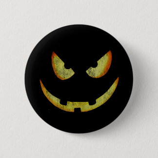 trick or treat pumpkin pinback button