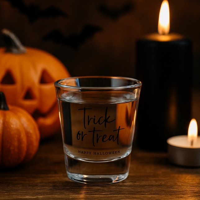 Trick or Treat Shot Glass | Happy Halloween Party  (Creator Uploaded)
