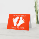 Trick-or-Treat Smell my Feet Card