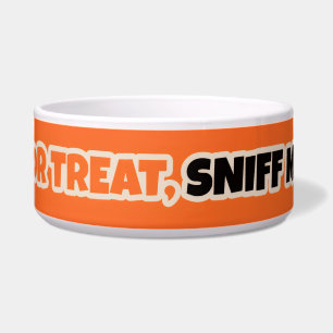 Trick or Treat, Sniff My Feet Funny Halloween Bowl