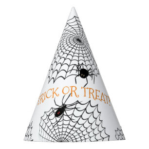 Trick or Treat Spiders ID214 Party Hat