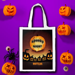 Trick or Treat Spooky Halloween Personalize bag