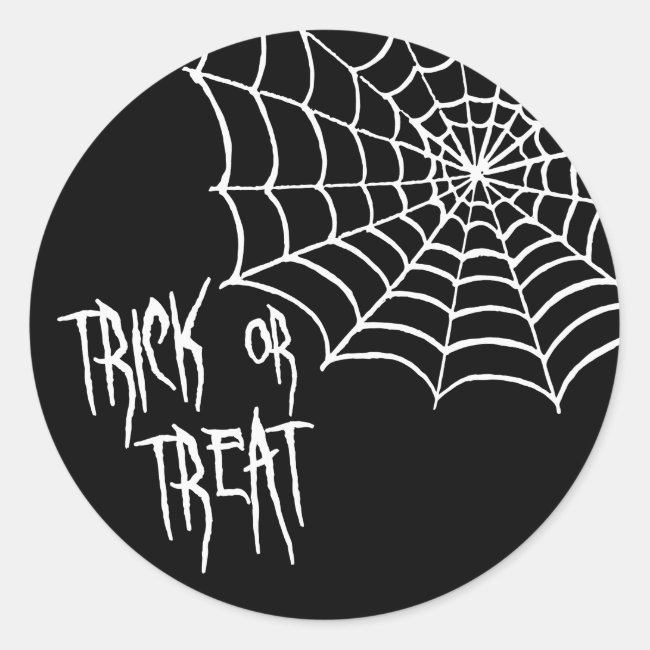 Trick or Treat - Spooky Spider Web Halloween