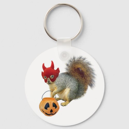 Trick or Treat Squirrel Keychain