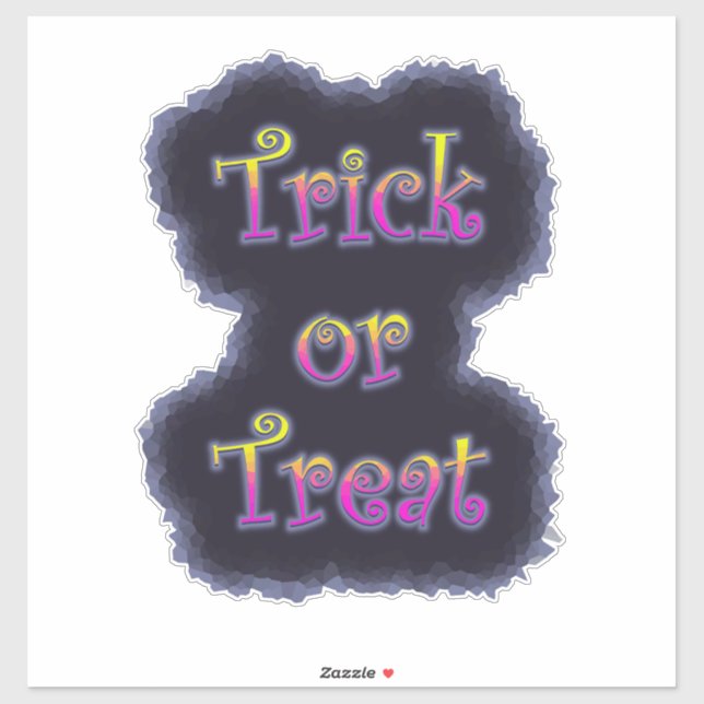 Trick Or Treat Sticker (Sheet)