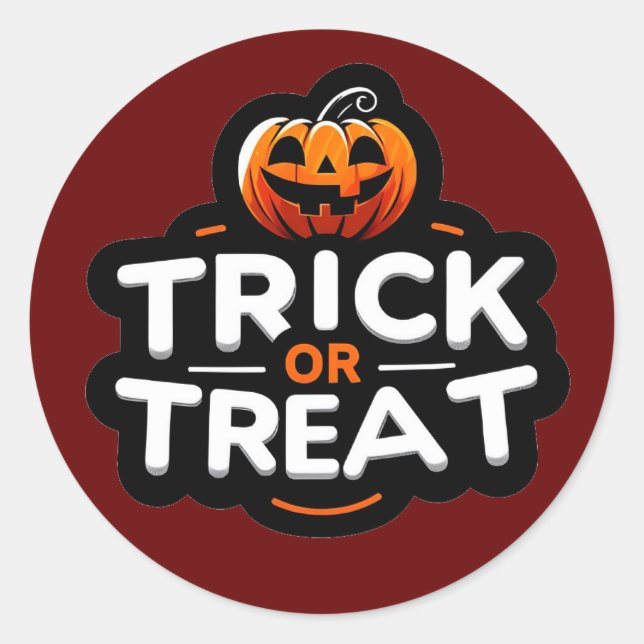 Trick or Treat Stickers  (Front)