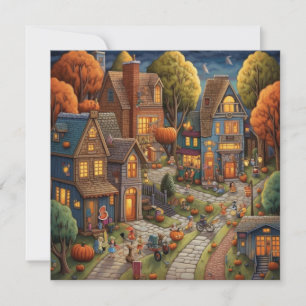 Trick-or-Treat Street: Candy Corn Lane Invitation