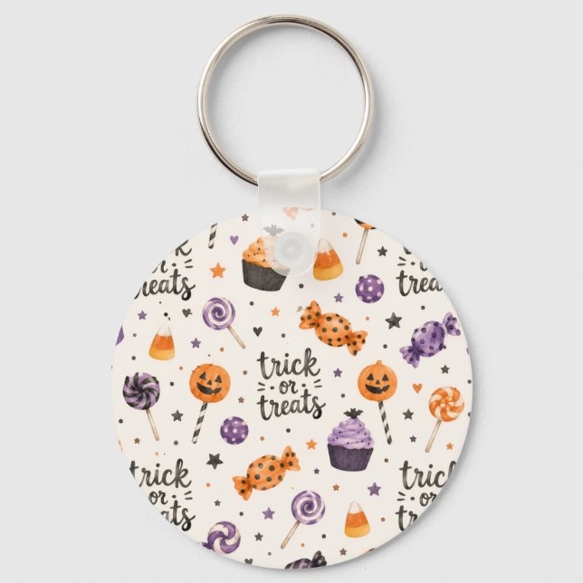 Trick or Treat Sweets Keychain (Front)