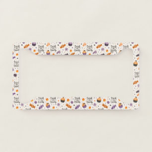 Trick or Treat Sweets License Plate Frame