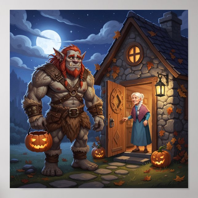 Trick or Treat Time Poster (Front)