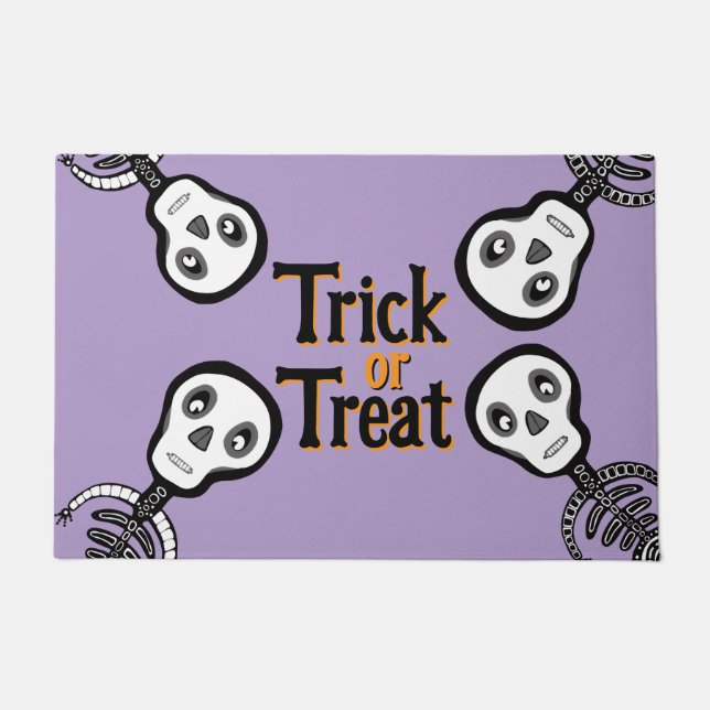 Trick or Treat Trivet Doormat (Front)