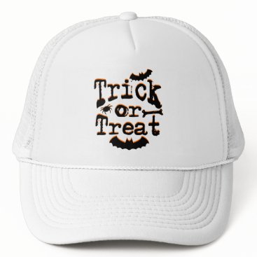 trick or treat trucker hat
