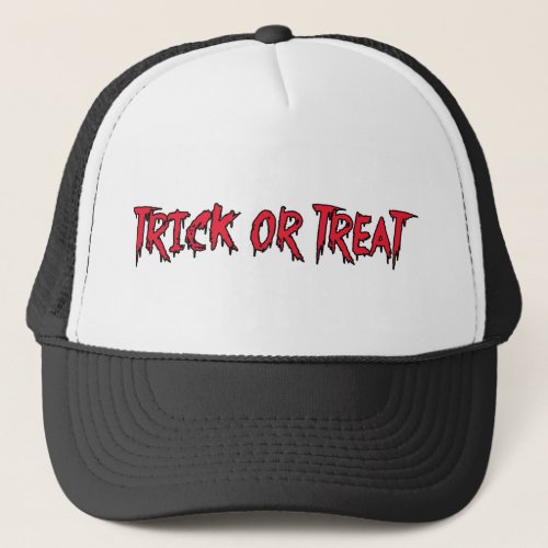 TRICK OR TREAT TRUCKER HAT