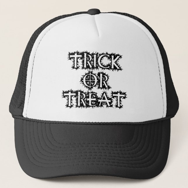 Trick or Treat Trucker Hat (Front)