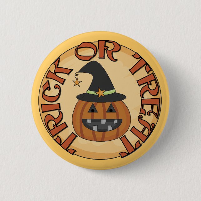 Trick or Treat Tshirts and Gifts Pinback Button (Front)