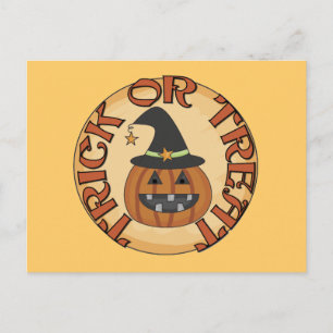 Trick or Treat Tshirts and Gifts Postcard