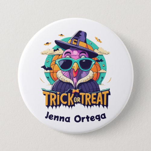 Trick or Treat Turkey _ Quotes Button