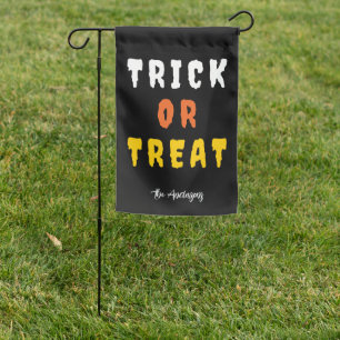 Trick Or Treat Two-Sided Happy Halloween Garden Flag