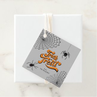 Trick or Treat Typography w/Spiders ID680