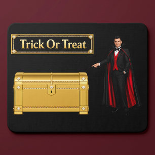 Trick Or Treat Vampire Halloween Door Sign