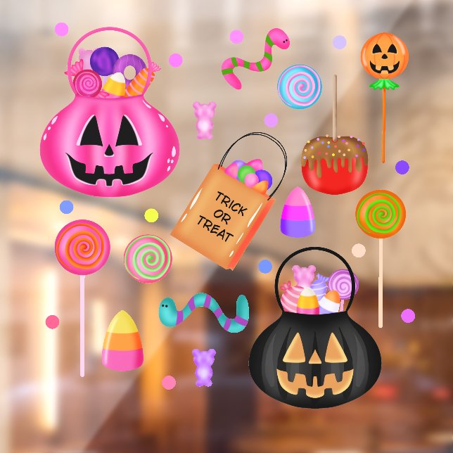 Trick or Treat Window Cling (Sheet 2)