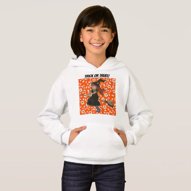 Trick or Treat Witch! Hoodie (Front Full)
