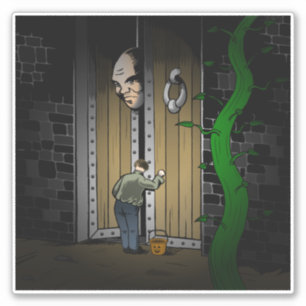Trick or Treat with Jack Sticker