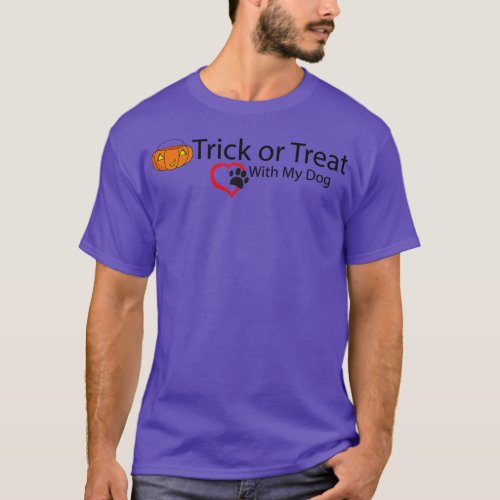 Trick or Treat with My Dog T_Shirt