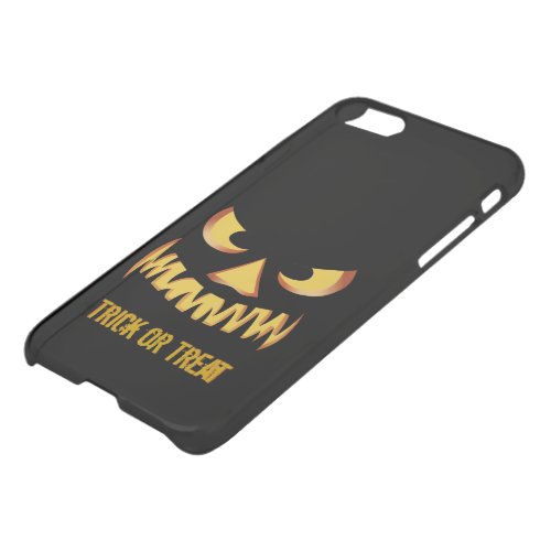 Trick or Treat with Pumpkin Face iPhone SE87 Case