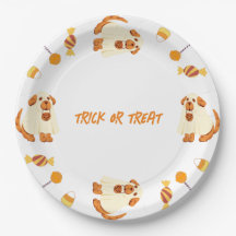 Trick or treat with puppy