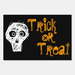 Trick or Treat Yard Sign