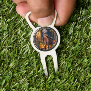 Trick or Treater, Brave Halloween Costume Girl Divot Tool