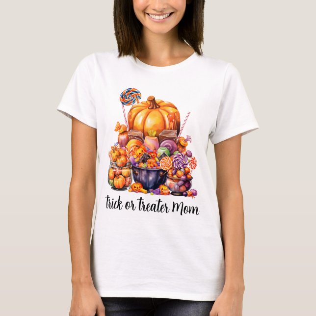 Trick or Treater Mom T-Shirt (Front)