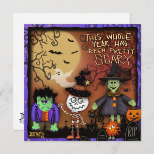 Trick or Treater Spooky Kids Inspirivity Holiday Card