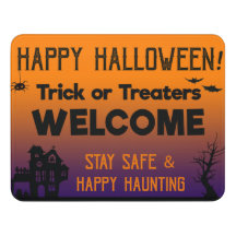 Trick or Treaters Welcome Halloween
