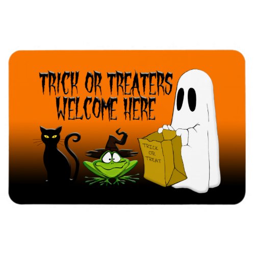 Trick or Treaters Welcome Halloween  Magnet