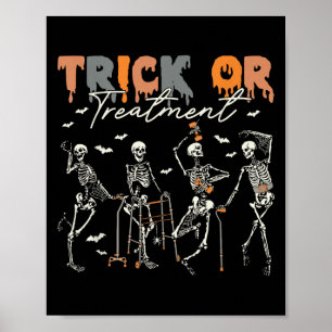 Trick Or Treatment Pt Physical Therapy Therapist H Poster