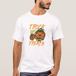 Trick or Treats with Funny Chili Jack-o'-Lanterns T-Shirt