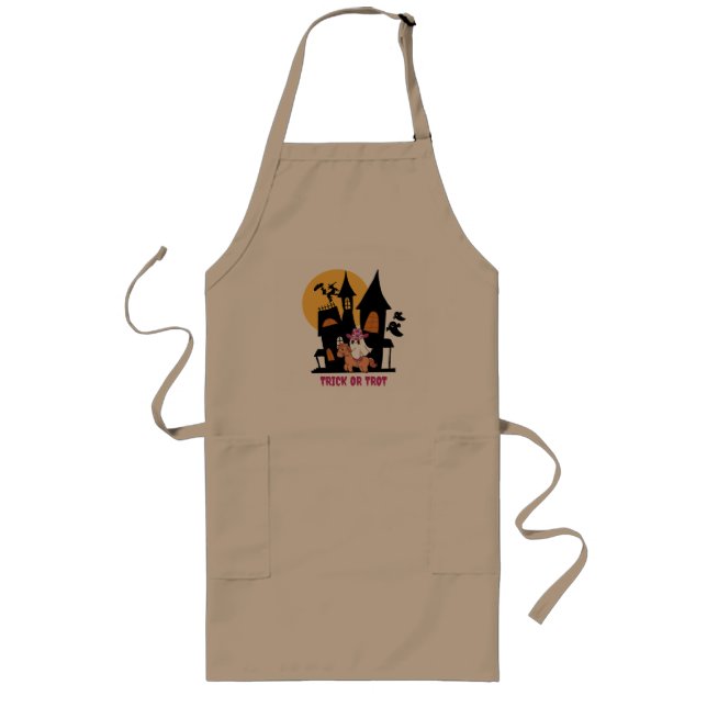 Trick Or Trot Long Apron (Front)