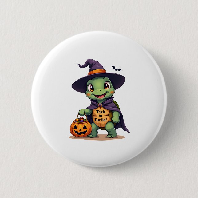 Trick-or-Turtle Button (Front)